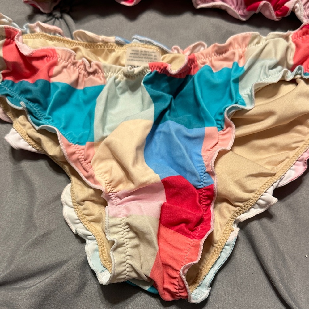 Nanamacs Multicolor Patchwork Bikini - image 2